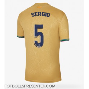 Barcelona Sergio Busquets #5 Borta Matchtröja 2022-23 Kortärmad
